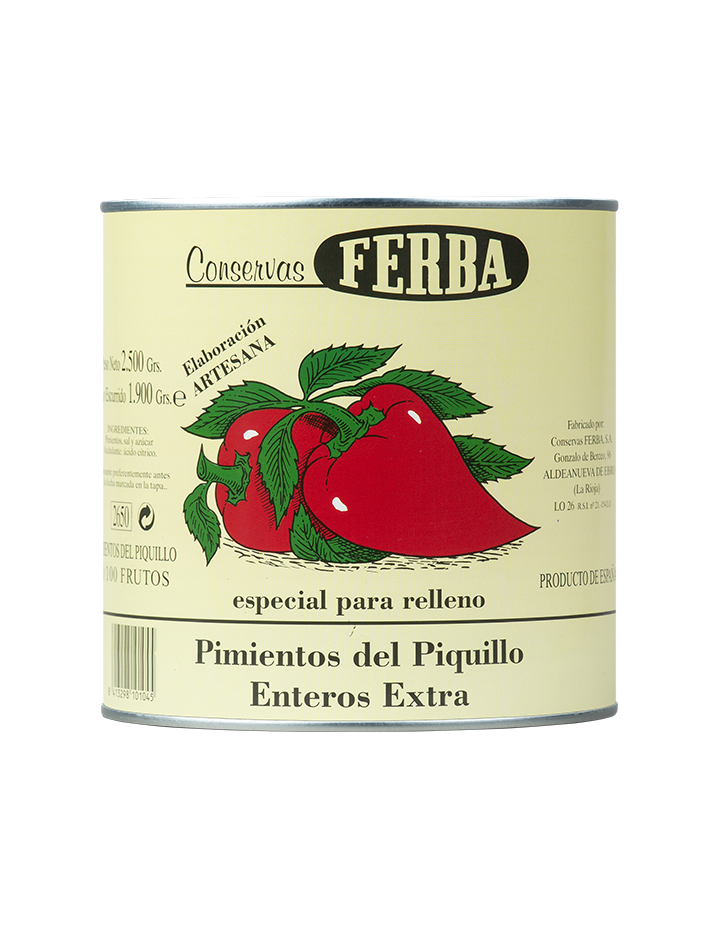 Piquillo pepper (national) 80/100 2500g