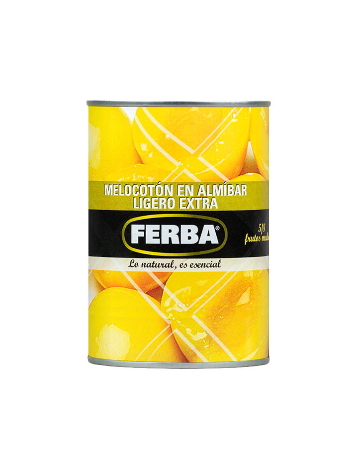 Melocotón 5/8 Mitades en Almíbar Extra Lata 420g