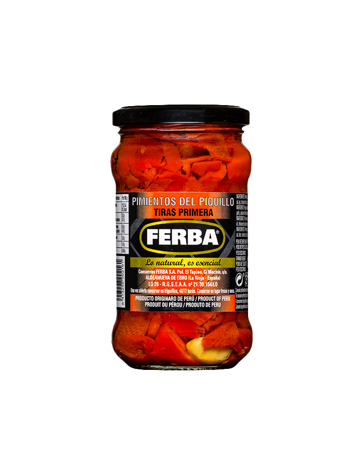 Pimiento Piquillo Tiras Importación A-314 280g