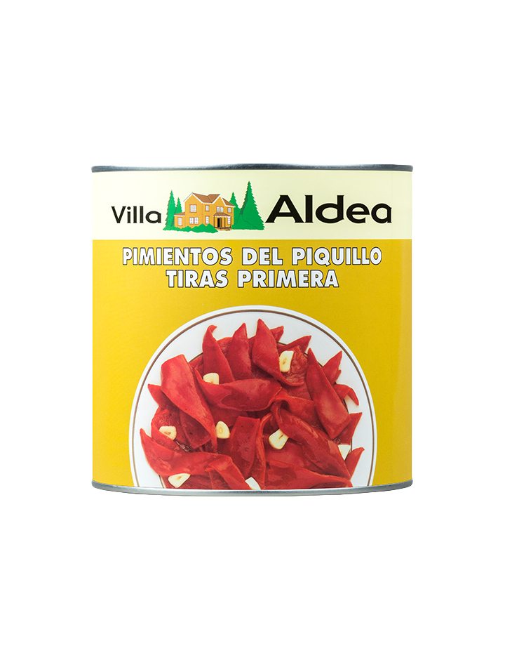 Piquillo pepper strips import 2500g